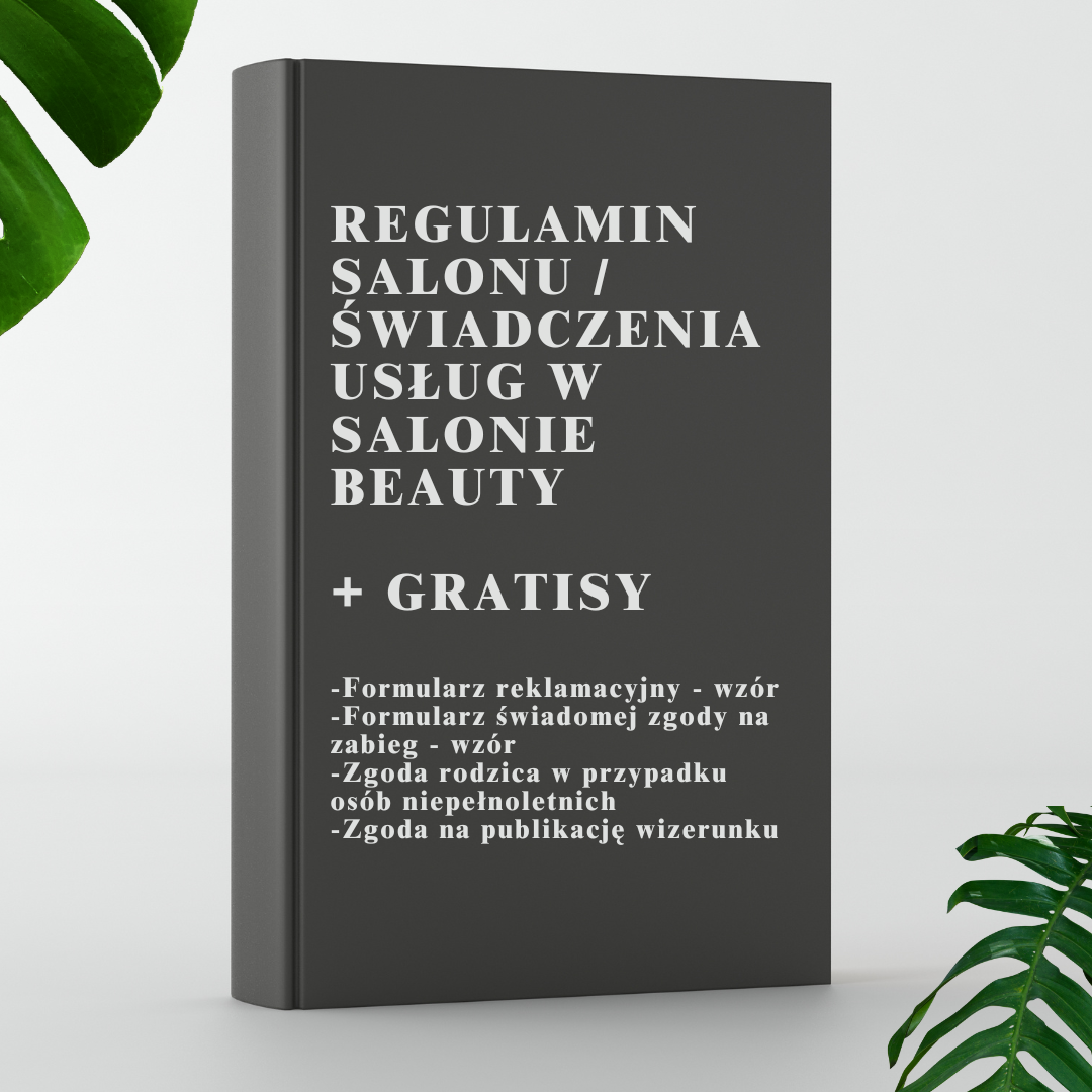 Regulamin Salonu Świadczenia usług w salonie kosmetycznym fryzjerskim masażu plus gratisy